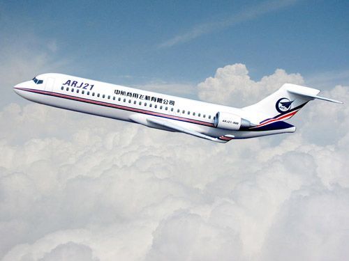 支线客机总装现场资料图片8月27日,中国商飞公司arj21-700101(编号)