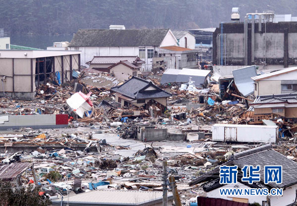 日本東北部海域強震及海嘯已造成8649人死亡