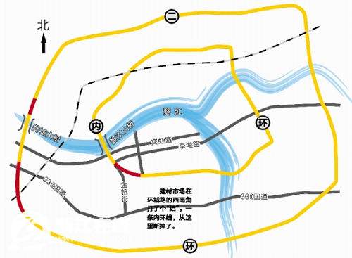 金华市区三环线路图图片
