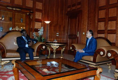 驻赤道几内亚大使王士雄会见赤几总统 - 城市吧新闻