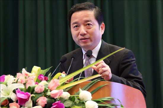 世界温商大会隆重召开 陈德荣讲话