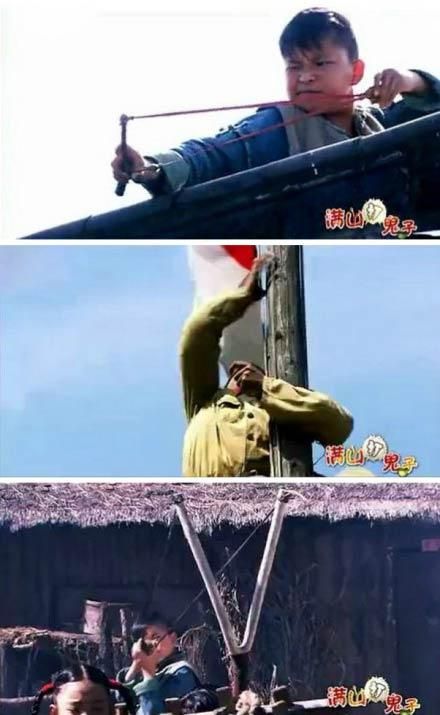 抗日神剧再破雷人底线:娃娃用弹弓横扫鬼子