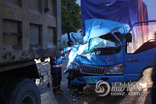 溫州潘橋發生車禍兒子疲勞駕車致父撞斷胳膊