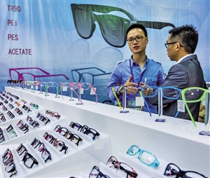 以"品牌的崛起"为主题的第十二届中国(温州)国际眼镜业展览会,日前在
