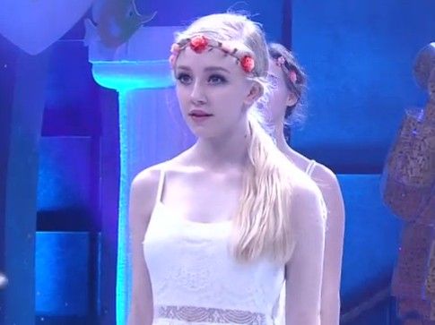 丹麦女神仙气十足 《天天向上》遭欧弟表白