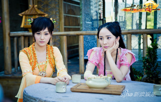 《古剑》郑爽为爱斗杨幂 虐心多角恋开启