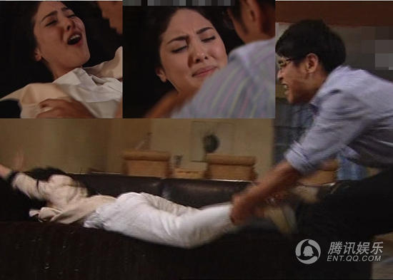 港姐冠军为博上位出演遭强奸戏码 表情痛苦逼真