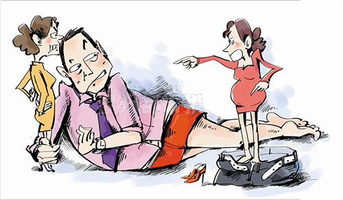 老板甩下2万分手费 怀孕"小三"怒砸原配车泄愤