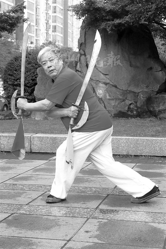 温州武术名家、书画家单领道:一个武者的书画生涯_温州人物_温州网