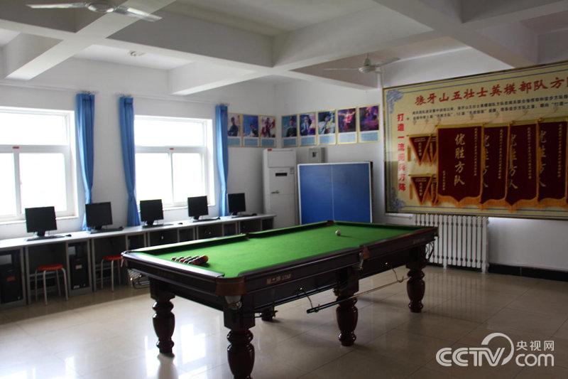 受阅官兵业余时间学习娱乐的地方