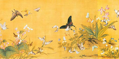 清代余省画家百蝶图,余省恭百蝶图,乾隆题百蝶图(第11页)_大山谷图库